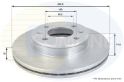 ADC1039V Brzdový kotouč COMLINE