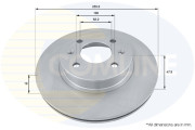 ADC1043V Brzdový kotouč COMLINE