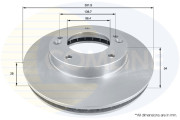 ADC1051V Brzdový kotouč COMLINE