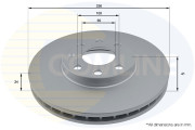 ADC1105V Brzdový kotouč COMLINE