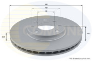 ADC1112V Brzdový kotouč COMLINE