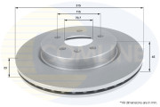 ADC1156V Brzdový kotouč COMLINE