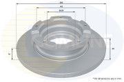 ADC1241 Brzdový kotouč COMLINE