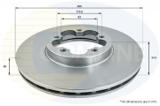 ADC1259V Brzdový kotouč COMLINE