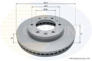 ADC1263V Brzdový kotouč COMLINE