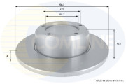 ADC1310 Brzdový kotouč COMLINE