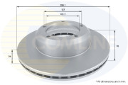 ADC1311V Brzdový kotouč COMLINE