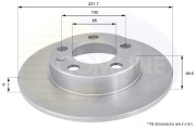 ADC1414 Brzdový kotouč COMLINE