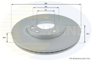 ADC1451V Brzdový kotouč COMLINE