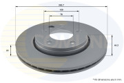 ADC1453V Brzdový kotouč COMLINE