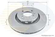 ADC1462V Brzdový kotouč COMLINE