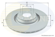 ADC1490V Brzdový kotouč COMLINE
