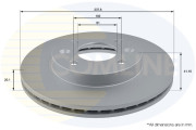 ADC1505V Brzdový kotouč COMLINE