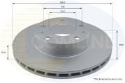ADC1535V Brzdový kotouč COMLINE