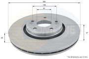 ADC1537V Brzdový kotouč COMLINE
