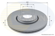 ADC1579V Brzdový kotouč COMLINE