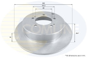 ADC1586 Brzdový kotouč COMLINE