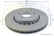 ADC1593V Brzdový kotouč COMLINE