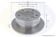 ADC1619 Brzdový kotouč COMLINE