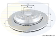 ADC1649V Brzdový kotouč COMLINE