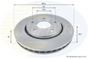 ADC2324V Brzdový kotouč COMLINE