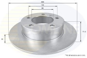 ADC2700 Brzdový kotouč COMLINE
