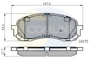 CBP01778 Sada brzdových destiček, kotoučová brzda Comline COMLINE