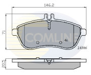 CBP01786 Sada brzdových destiček, kotoučová brzda Comline COMLINE