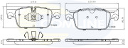 CBP02374 Sada brzdových destiček, kotoučová brzda Comline COMLINE