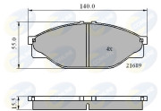 CBP0440 Sada brzdových destiček, kotoučová brzda Comline COMLINE