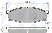 CBP0758 Sada brzdových destiček, kotoučová brzda Comline COMLINE