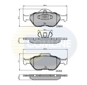 CBP0891 Sada brzdových destiček, kotoučová brzda Comline COMLINE