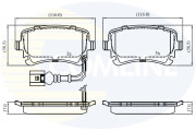 CBP11313 Sada brzdových destiček, kotoučová brzda Comline COMLINE