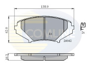 CBP31246 COMLINE sada brzdových platničiek kotúčovej brzdy CBP31246 COMLINE