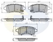 CBP31620 Sada brzdových destiček, kotoučová brzda Comline COMLINE