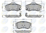 CBP31774 Sada brzdových destiček, kotoučová brzda Comline COMLINE