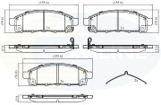 CBP32378 Sada brzdových destiček, kotoučová brzda Comline COMLINE