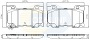 CBP32428 Sada brzdových destiček, kotoučová brzda Comline COMLINE