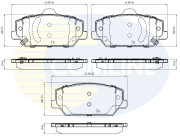 CBP32440 Sada brzdových destiček, kotoučová brzda Comline COMLINE