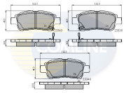 CBP3582 Sada brzdových destiček, kotoučová brzda Comline COMLINE