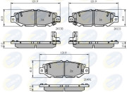 CBP3835 Sada brzdových destiček, kotoučová brzda Comline COMLINE