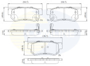 CBP3935 Sada brzdových destiček, kotoučová brzda Comline COMLINE