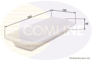 CTY12035 Vzduchový filtr COMLINE