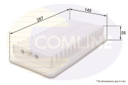 CTY12095 Vzduchový filtr COMLINE