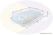 CTY12186 Vzduchový filtr COMLINE