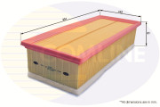 EAF767 Vzduchový filtr COMLINE
