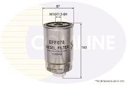EFF078 COMLINE palivový filter EFF078 COMLINE
