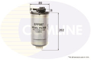 EFF087 COMLINE palivový filter EFF087 COMLINE