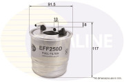 EFF250D COMLINE palivový filter EFF250D COMLINE