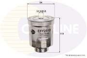 EFF251D Palivový filtr COMLINE